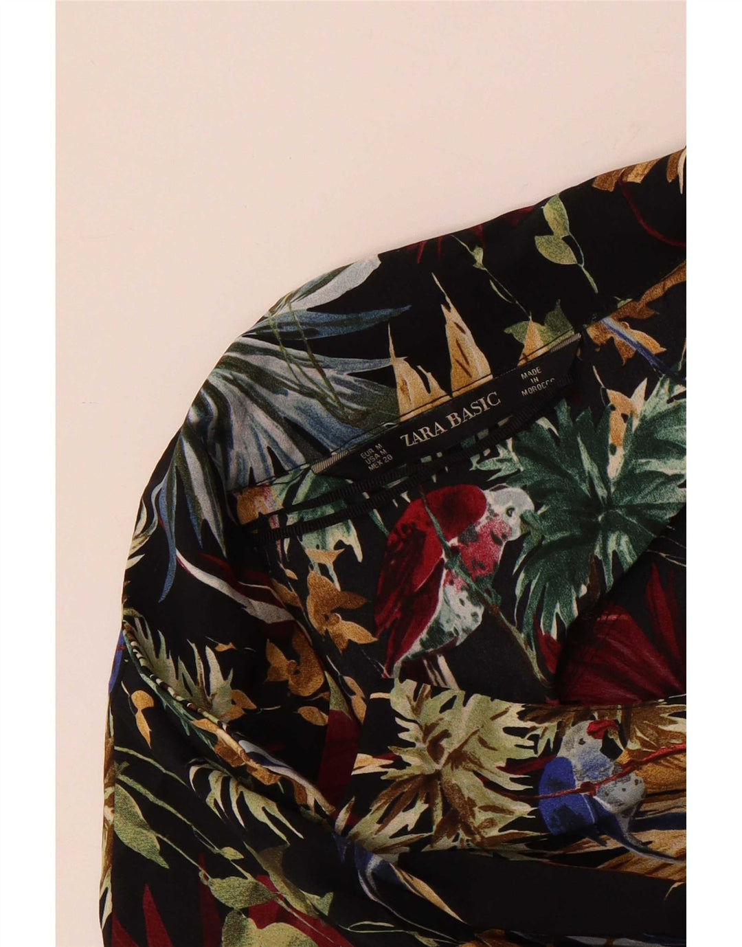 Zara Dame Jumpsuit UK 14 Medium Multicolored Floral Hawaiian