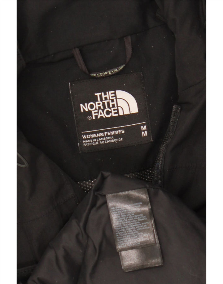 The North Face Regnjakke med hætte til kvinder UK 14 Medium Sort Polyester