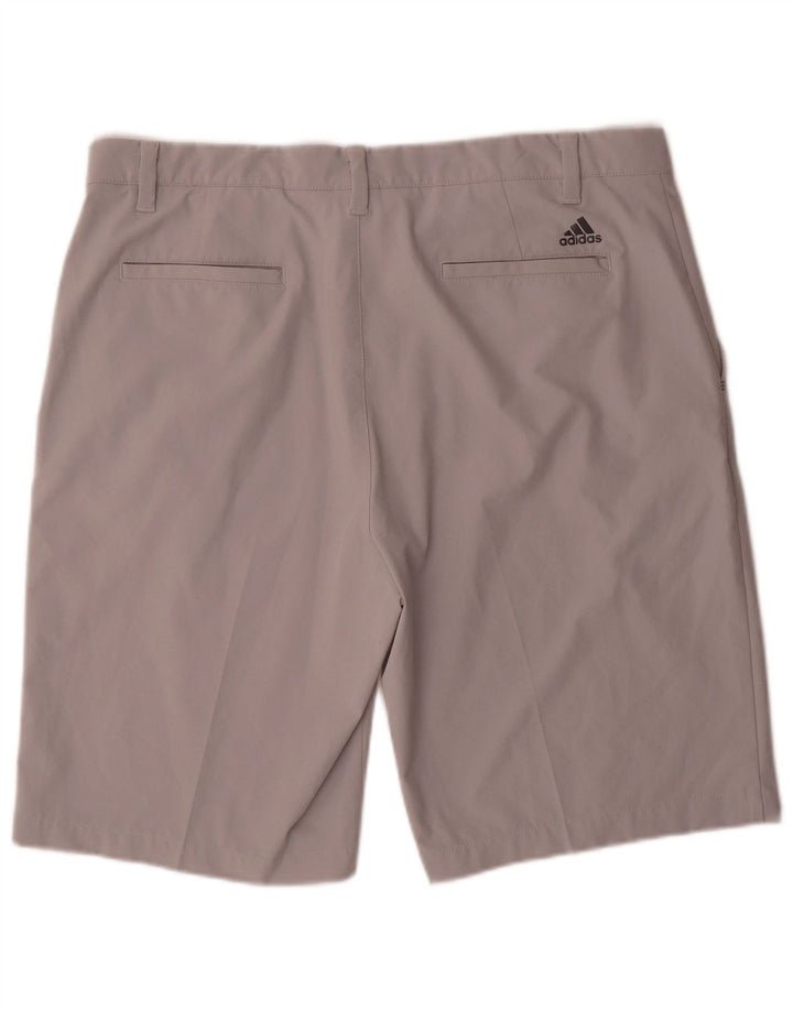 ADIDAS Chino Shorts til mænd W36 Large Grå Polyester