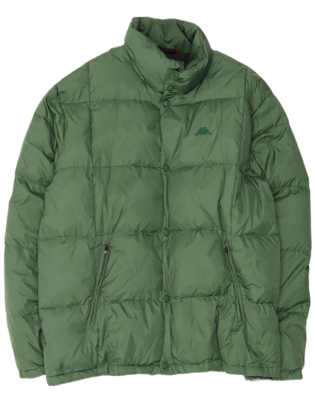 Kappa Polstret Herrejakke UK 46 3XL Grøn Polyamid