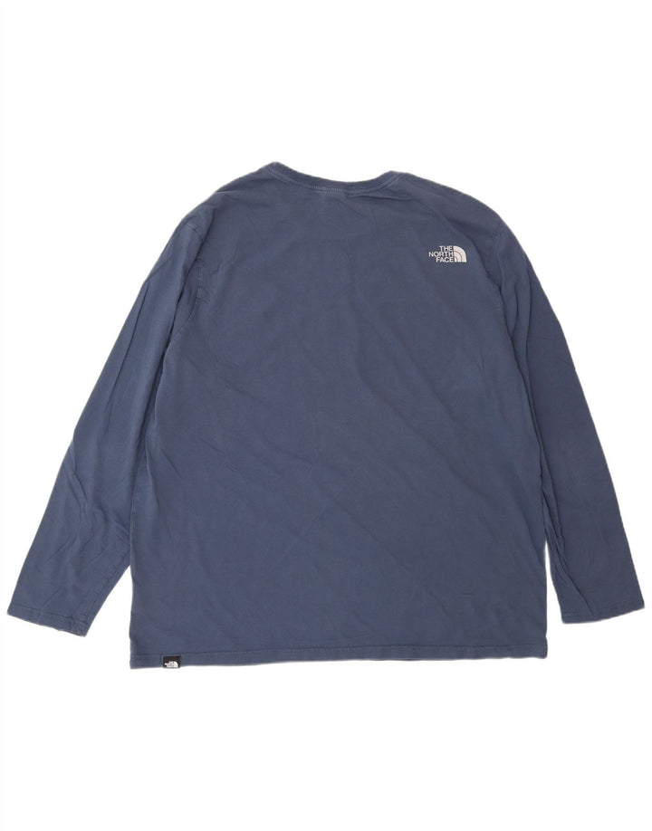 The North Face Herre Top Langærmet XL Marineblå Bomuld