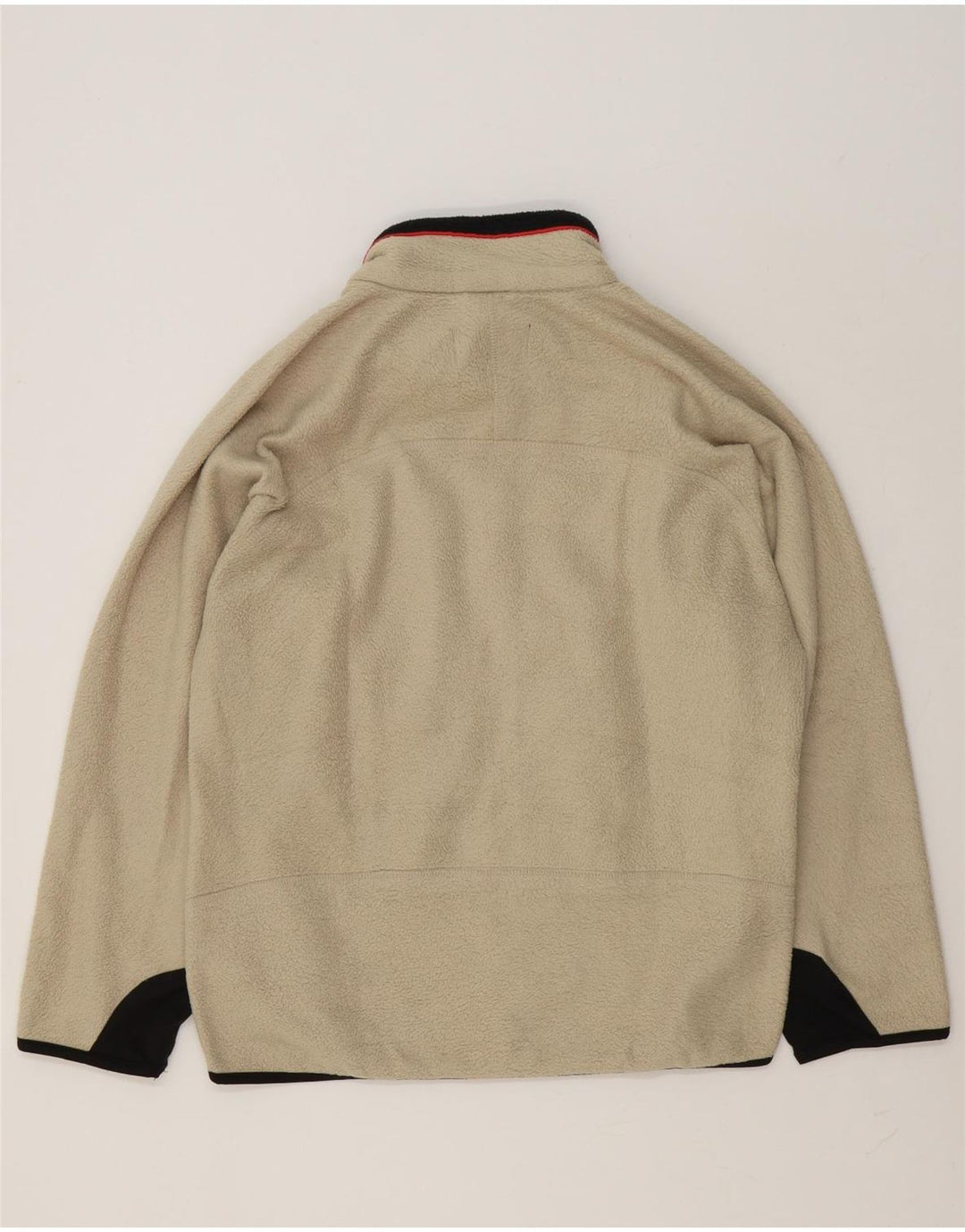 Fila Fleecejakke til mænd UK 36 Small Beige Colourblock Polyester