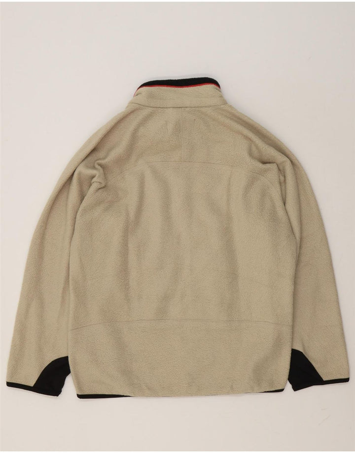 Fila Fleecejakke til mænd UK 36 Small Beige Colourblock Polyester
