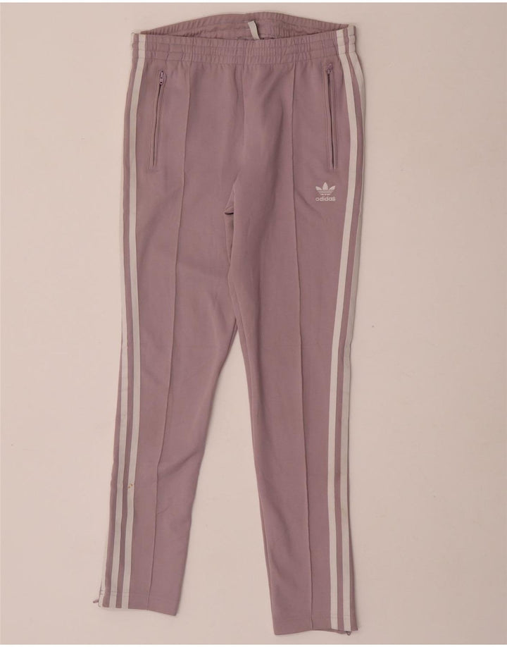 Adidas Træningsdragtsbukser til kvinder UK 8 Small Purple Polyester