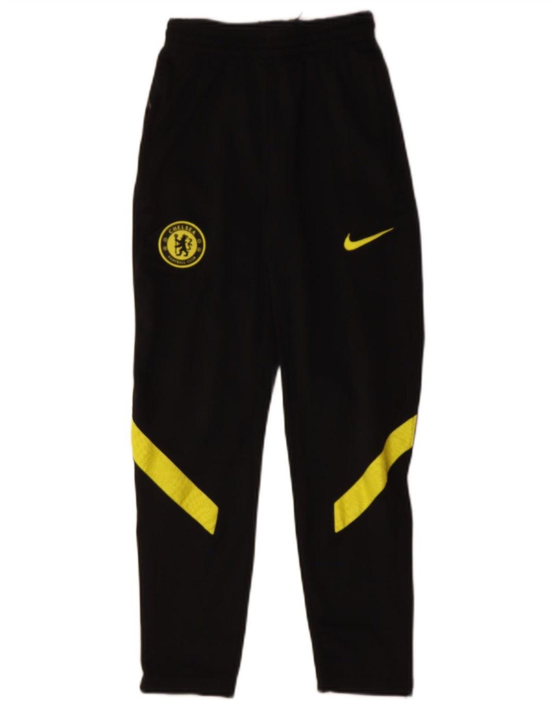 NIKE Boys Dri Fit Tracksuit Trousers 10-11 Years Medium Black Colourblock