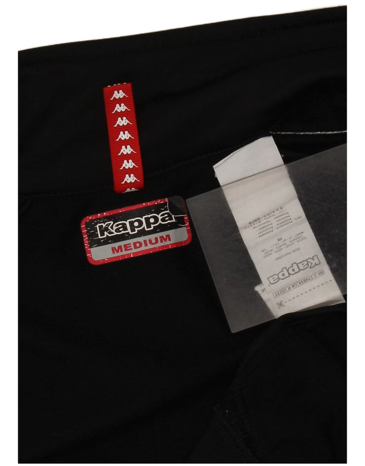 Kappa Grafisk træningsdragt topjakke til kvinder UK 14 Medium Sort Colourblock
