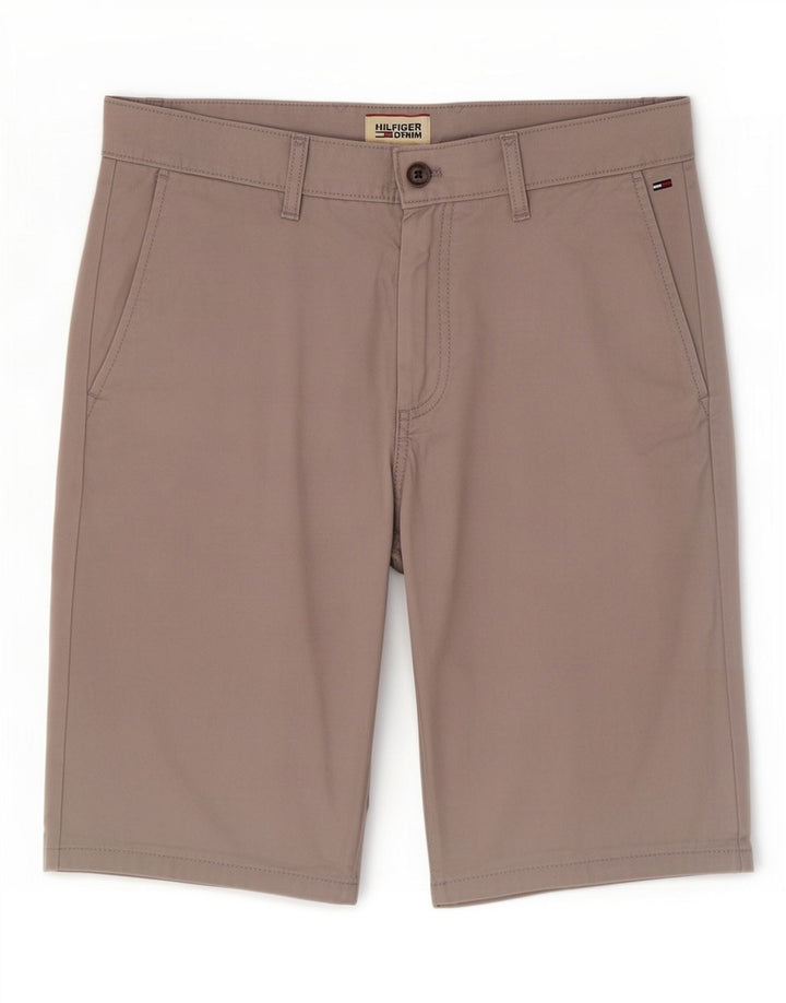 Tommy Hilfiger Herre Chino Shorts W31 Medium Grå Bomuld
