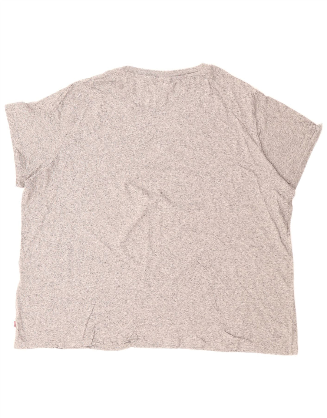 LEVI'S Grafisk T-shirt top til kvinder UK 22 3XL Grå Flecked Bomuld