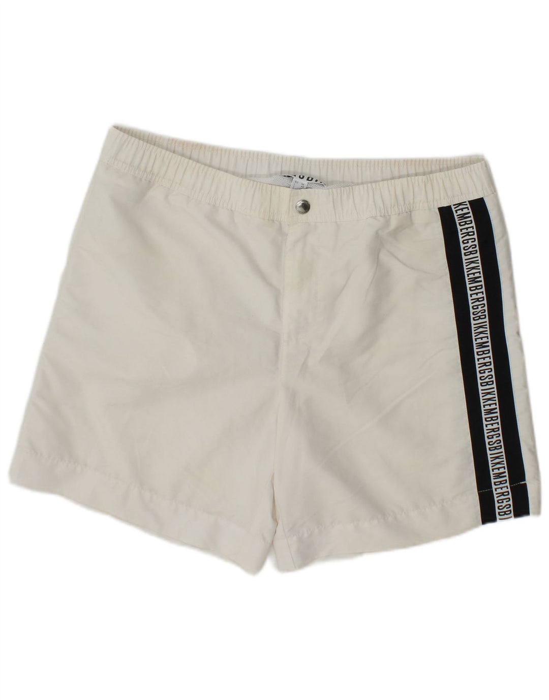 Bikkembergs Herre grafiske badeshorts Large White Polyester