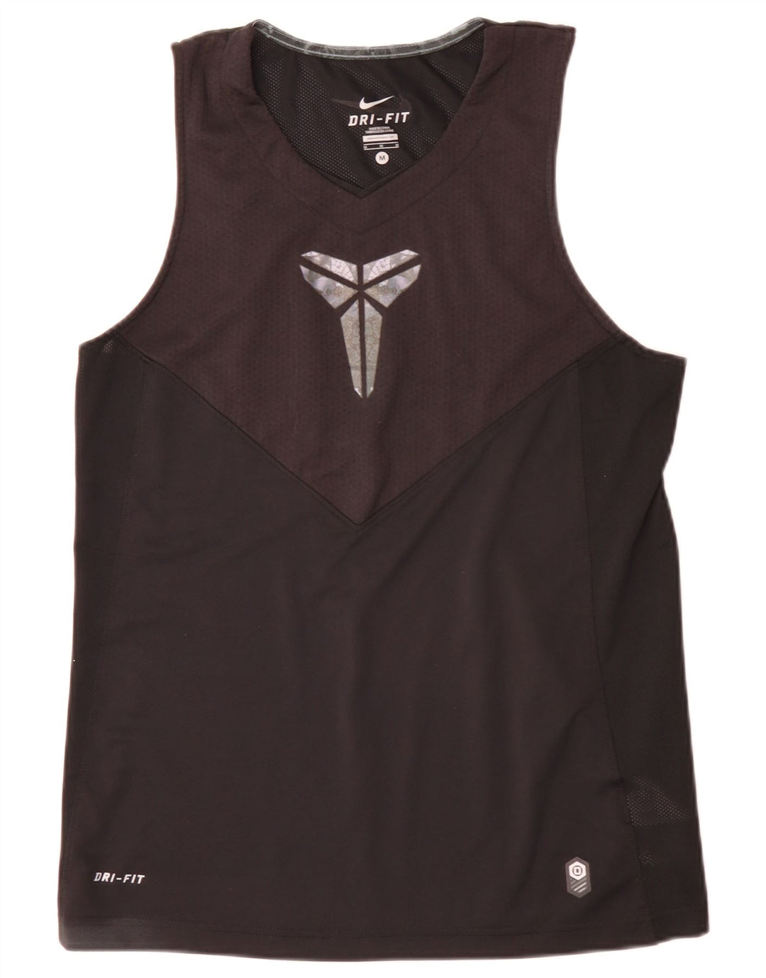 Nike Herre grafisk vest Top Medium Sort Polyester Sports