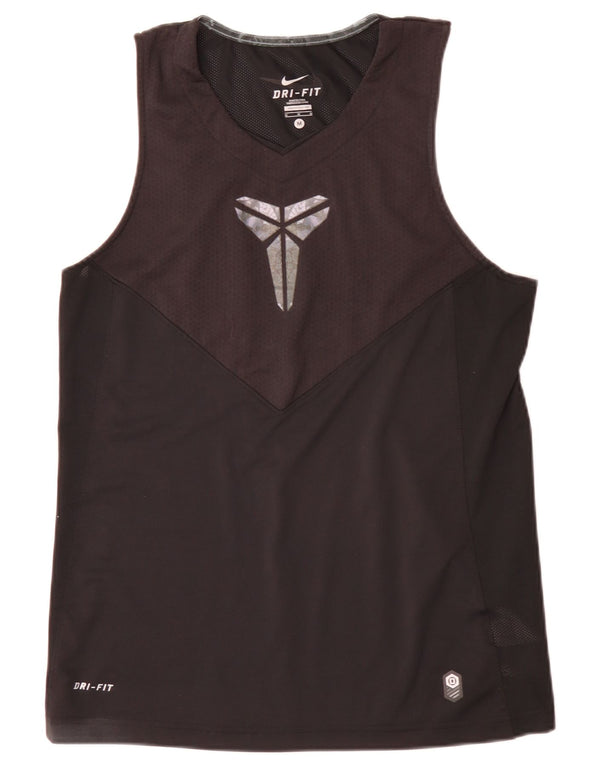 Nike Herre grafisk vest Top Medium Sort Polyester Sports