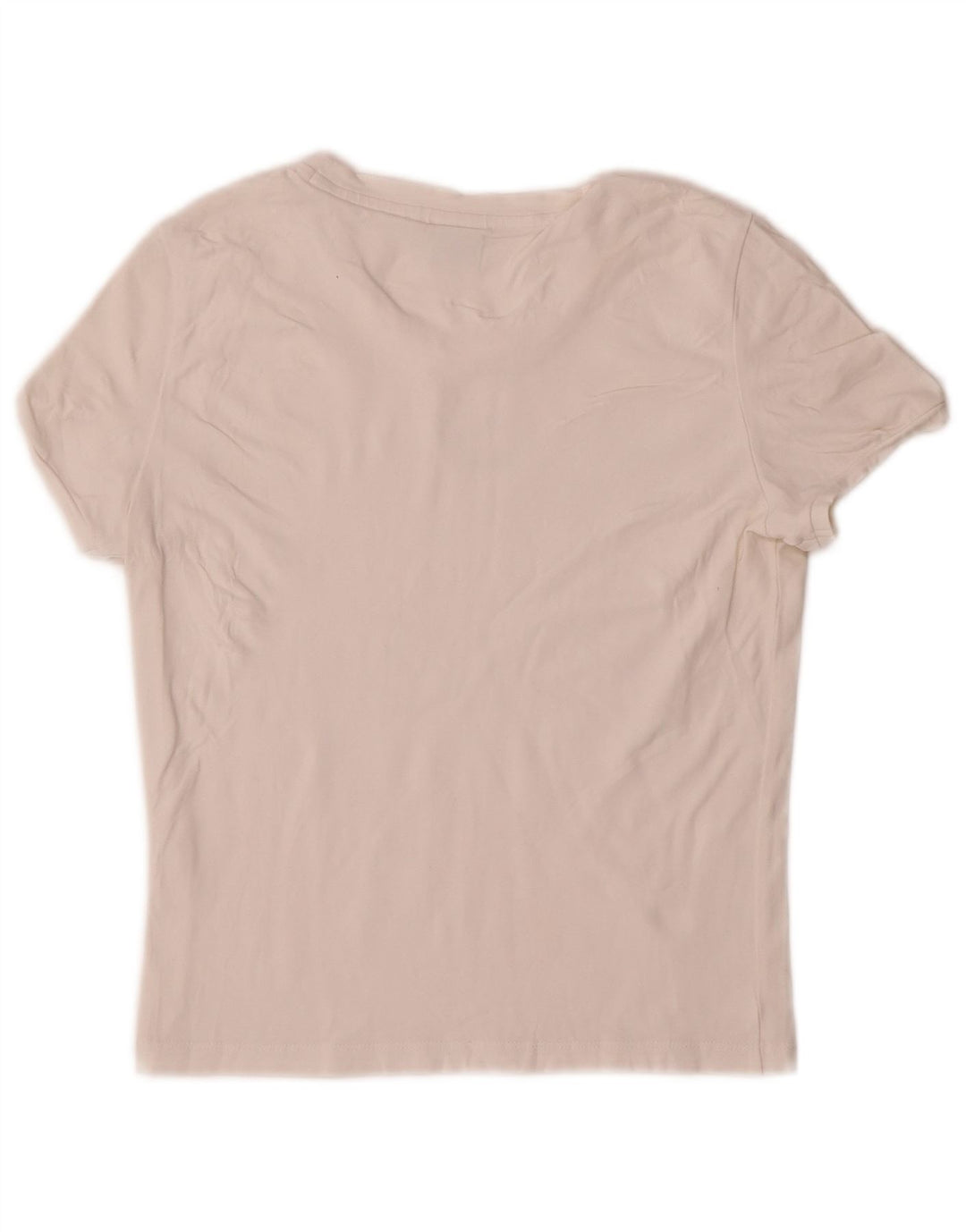 Puma Dame Crop Graphic T-Shirt Top UK 8 Small White