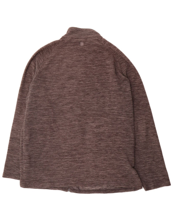 Mountain Warehouse Herre Loose Fit Fleecejakke UK 40 Large Grey Flecked