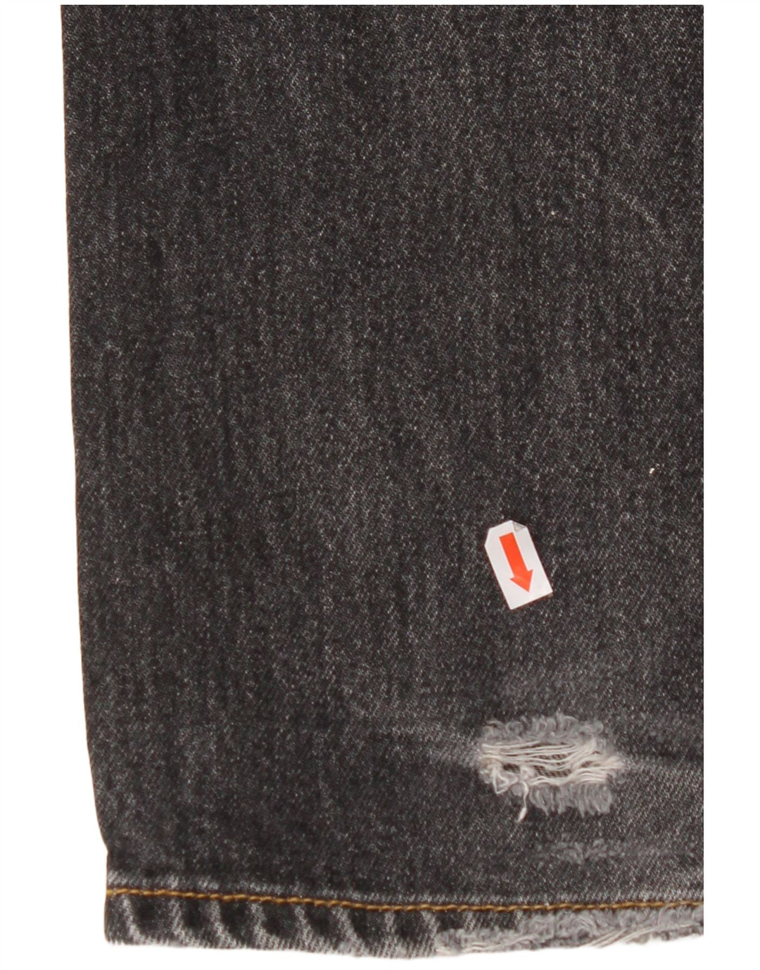 LEVI'S Herre 501 Straight Jeans W32 L32 Sort Bomuld