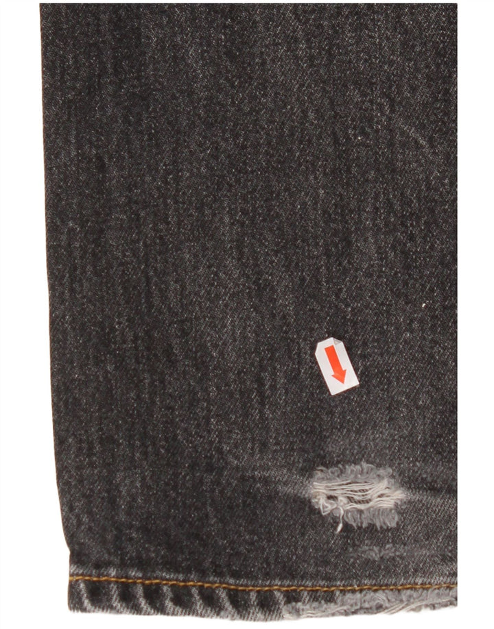 LEVI'S Herre 501 Straight Jeans W32 L32 Sort Bomuld