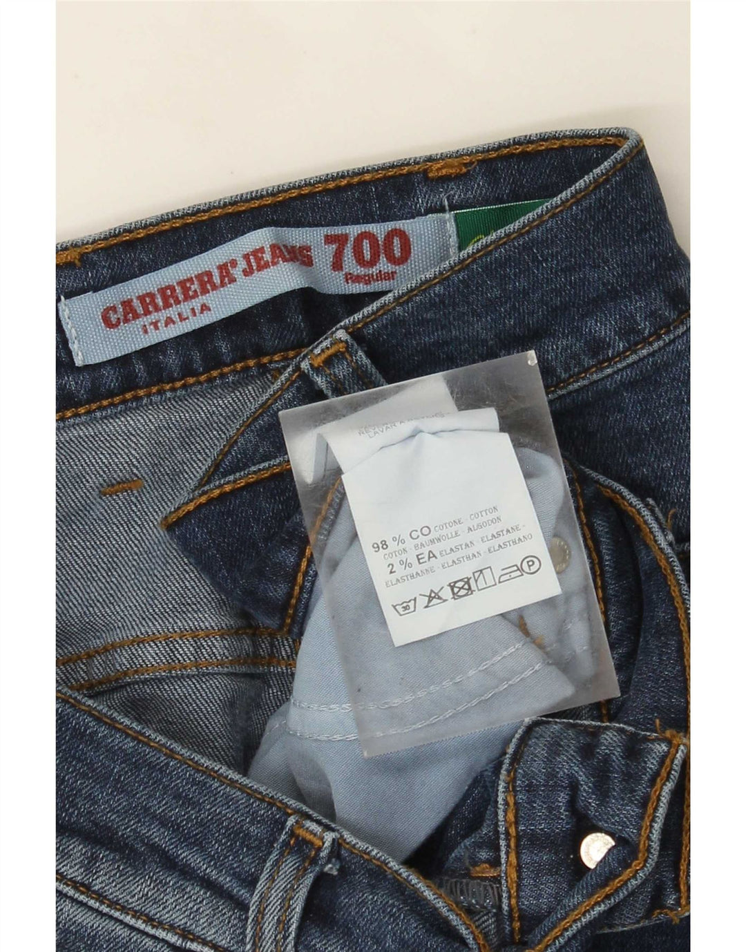 Carrera Herre 700 Regular Straight Jeans W36 L34 Blå Bomuld