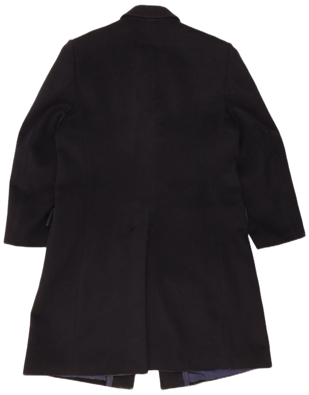 VINTAGE Overfrakke til mænd UK 44 2XL Marineblå Uld