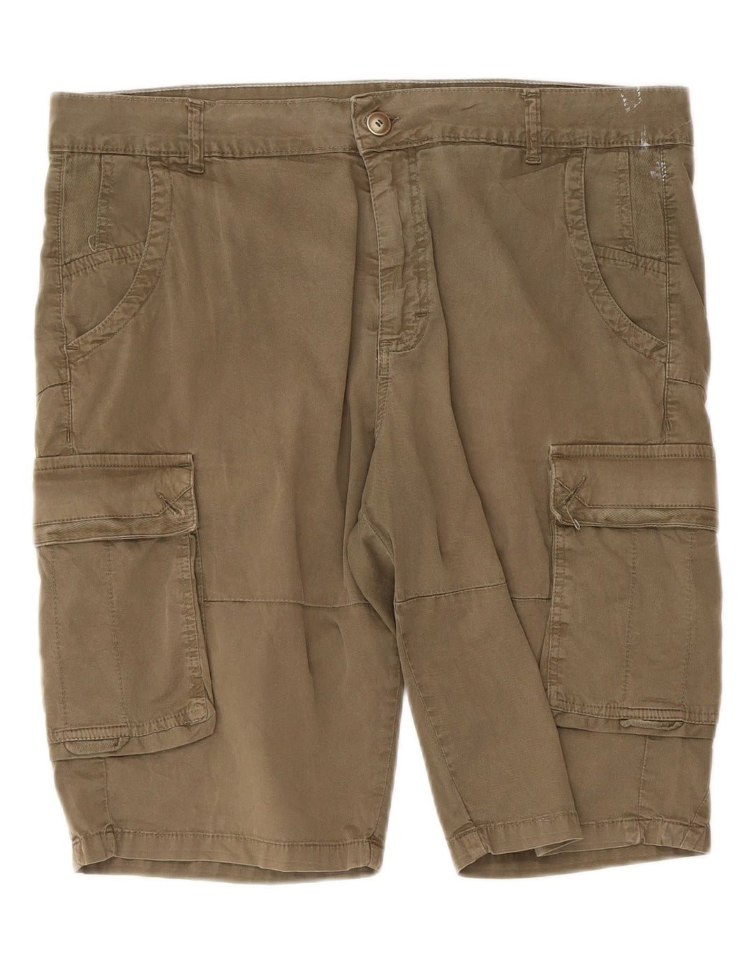 Datch Herre Cargo Shorts IT 54 XL W36 Khaki Bomuld