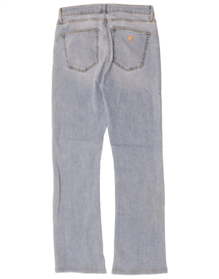 GUESS Kvinder Sexy Flared Jeans W30 L31 Blå