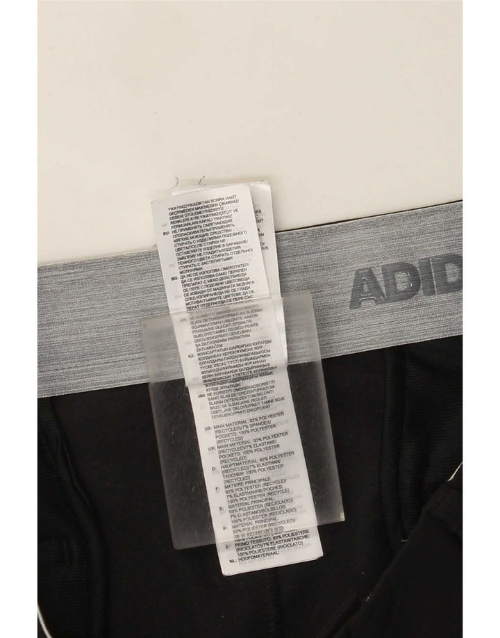 Adidas Straight Chino-bukser til mænd W34 L32 Sort polyester