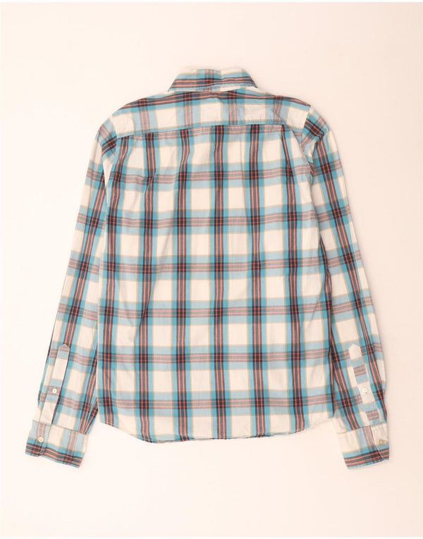 Hollister Mens Shirt XL Blue Check Cotton