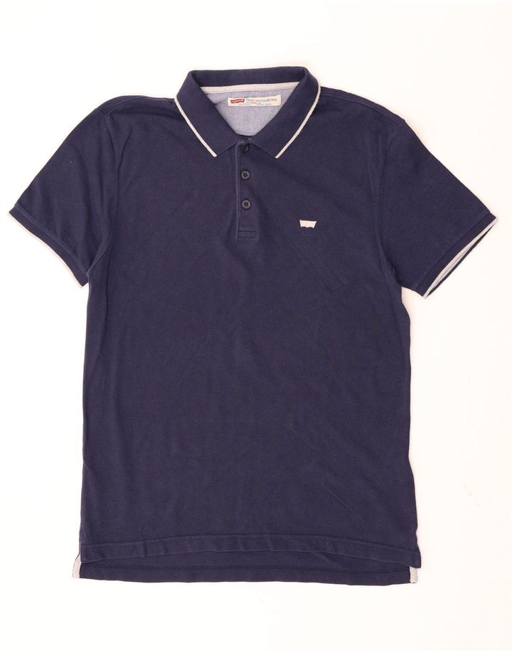 LEVI'S Herre Coupe Standard Standard Fit Polo Shirt Medium Marineblå Bomuld
