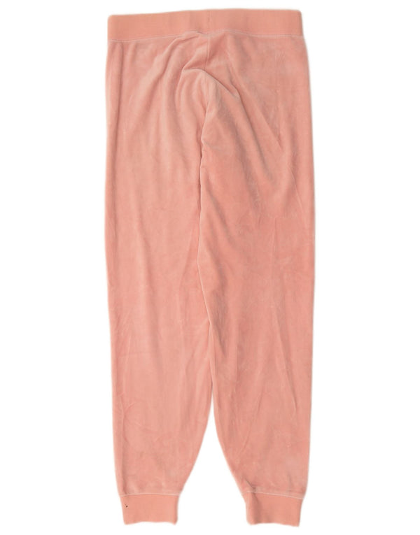 Juicy Couture Womens Velvet Tracksuit Bukser Joggers UK 10 Small Pink