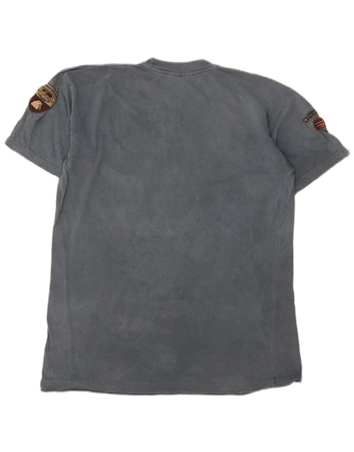Napapijri Herre T-Shirt Top Medium Blue