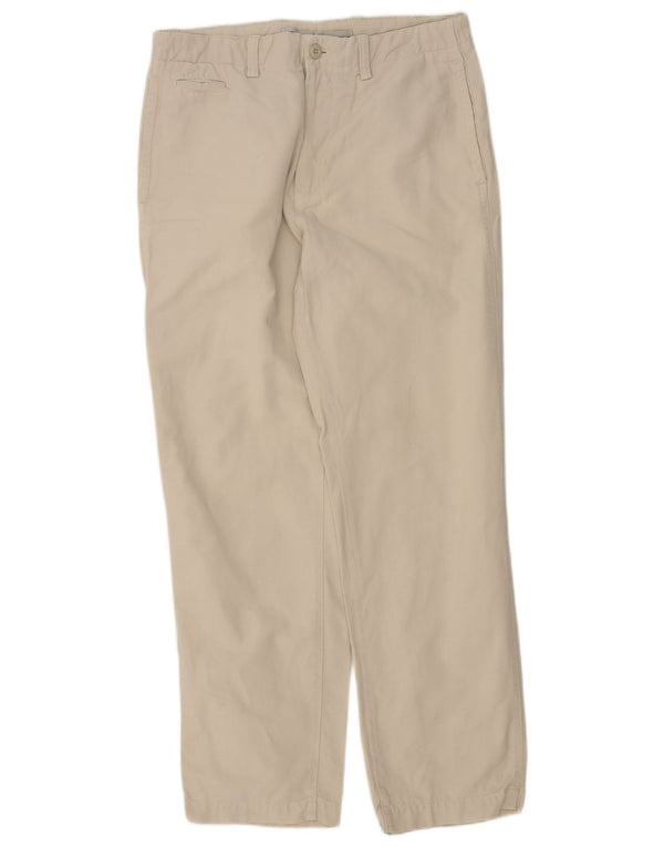 Massimo Dutti Herre Lige Chinobukser EU 40 Medium W31 L30 Beige