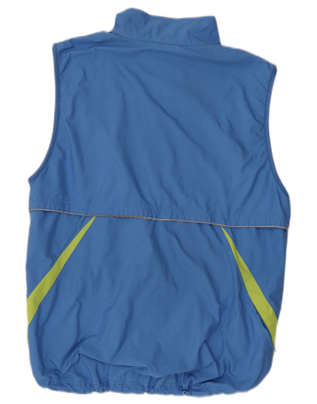 Reebok Herre Gilet UK 38 Medium Blue Colourblock Polyester