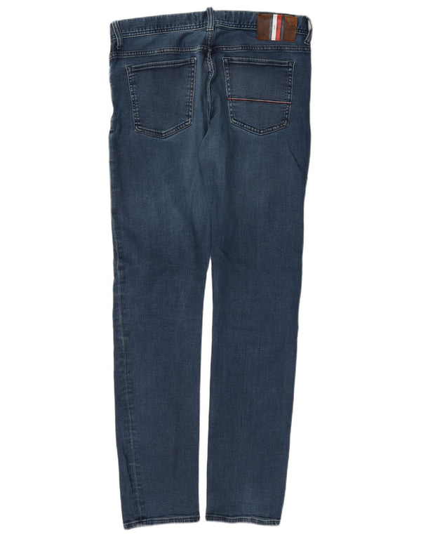 Tommy Hilfiger Dame Bleecker Slim Jeans W32 L34 Blå Bomuld