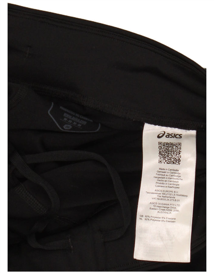 Asics Dame Capri Leggings UK 12 Medium Sort Polyester