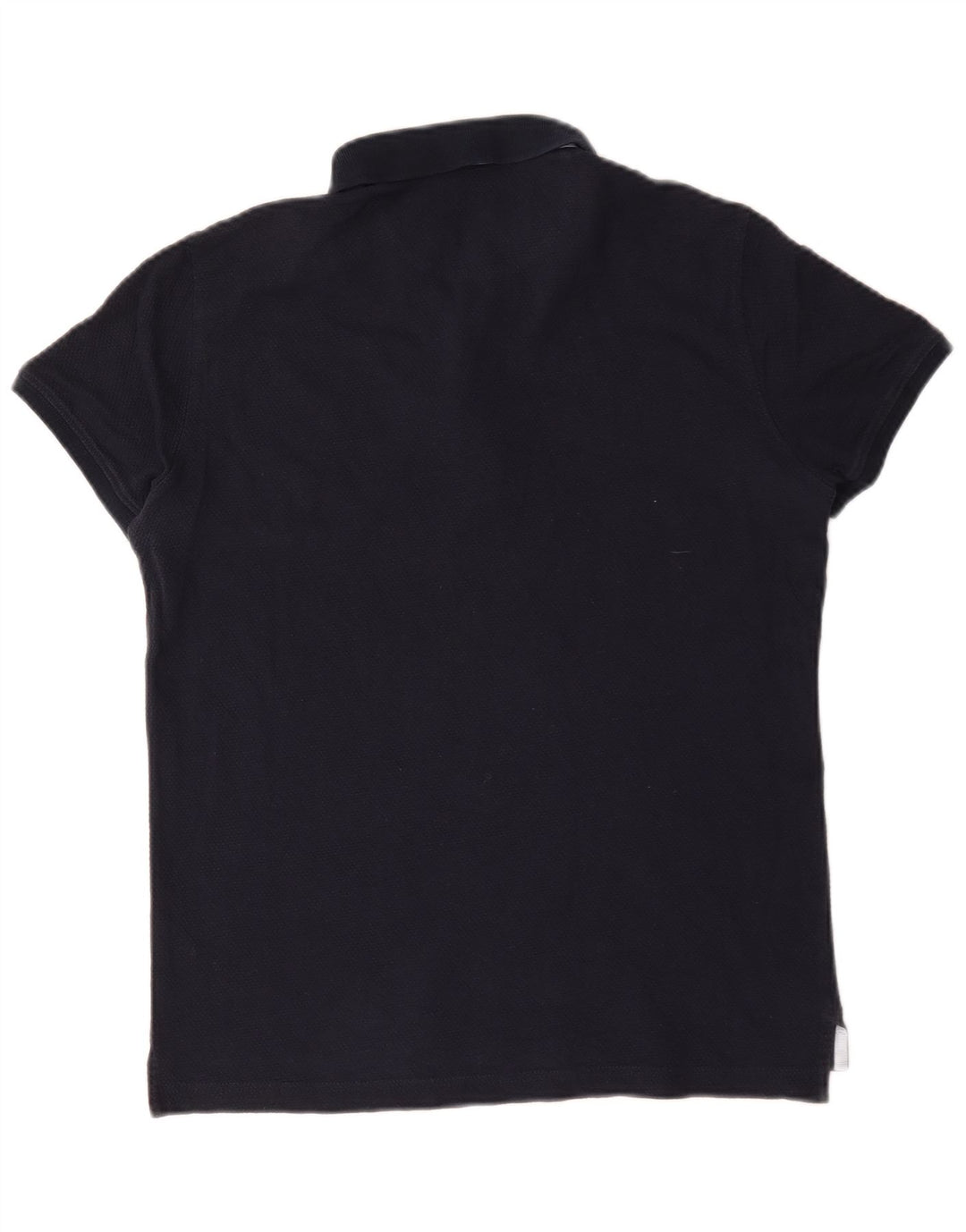 Massimo Dutti Herre Casual Fit Polo Shirt Medium Navyblå Bomuld