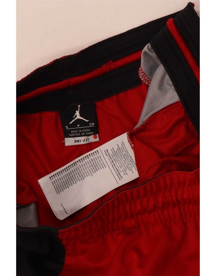 Jordan Herre Dri Fit grafiske sportsshorts Små røde Colourblock Polyester
