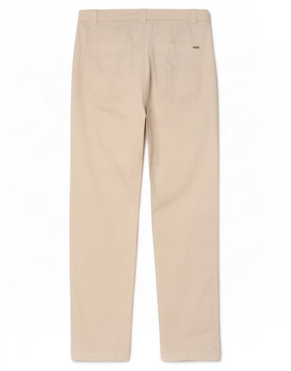 Massimo Dutti Lige Chinobukser til kvinder EU 38 Small W28 L27 White