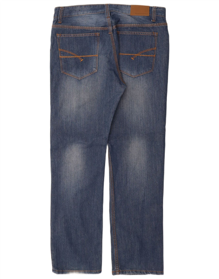 French Connection Herre Regular Fit Straight Jeans W34 L32 Blå Bomuld