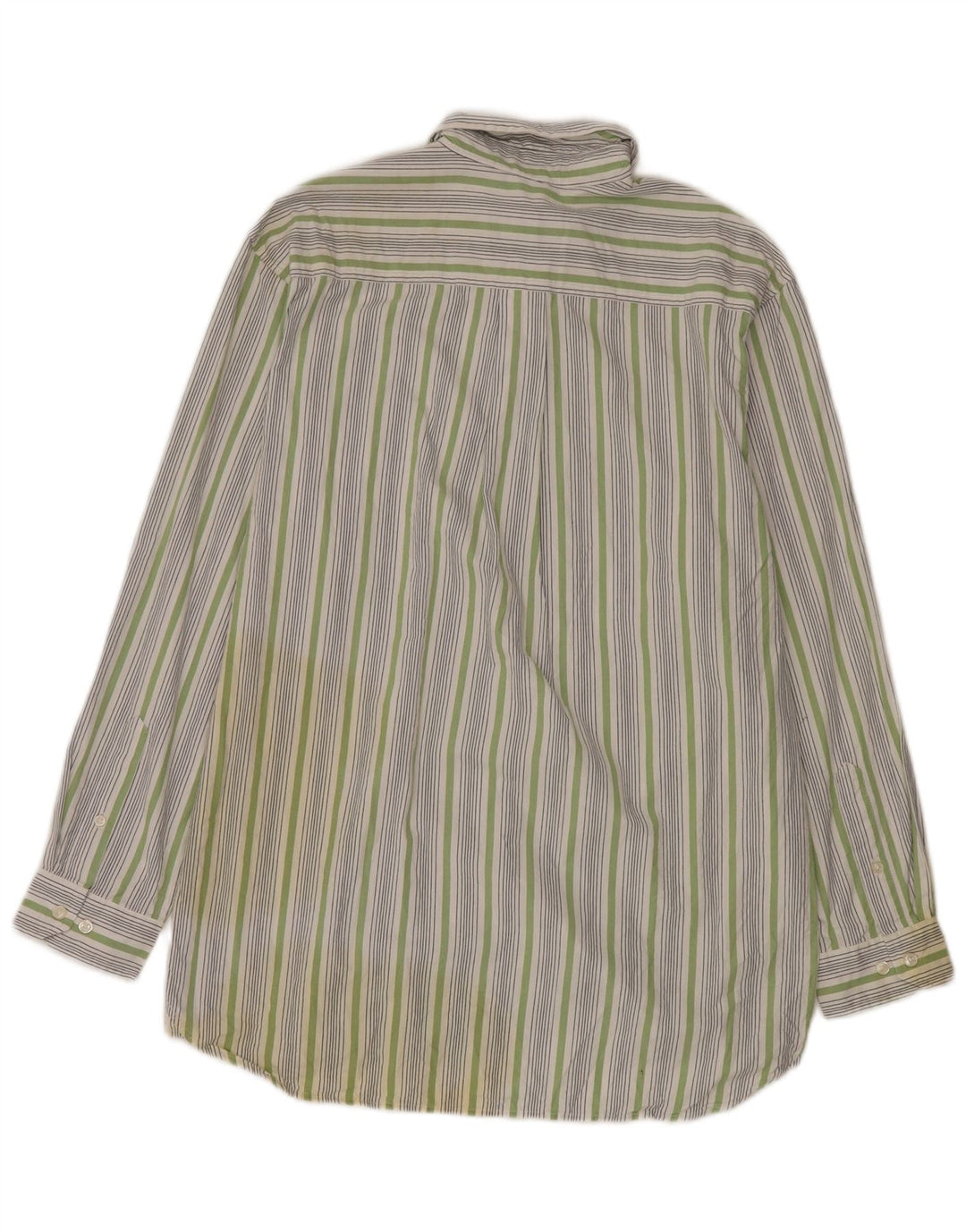 Izod Herreskjorte Medium hvid stribet bomuld
