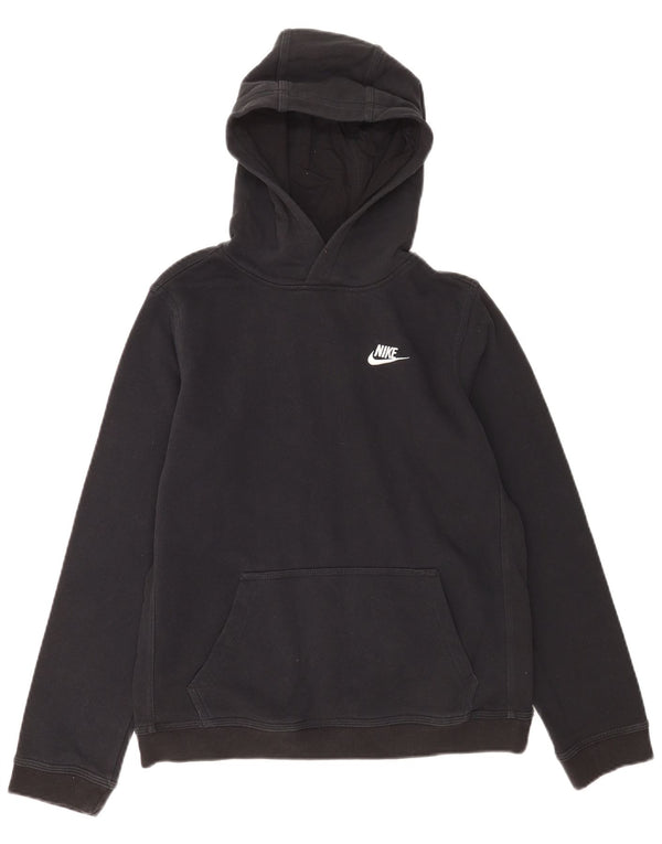 Nike Boys Hoodie Jumper 13-14 år XL Sort Bomuld