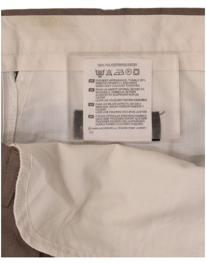 Marks & Spencer Herre St. Michael Pegged Casual Bukser W38 L29 Brun
