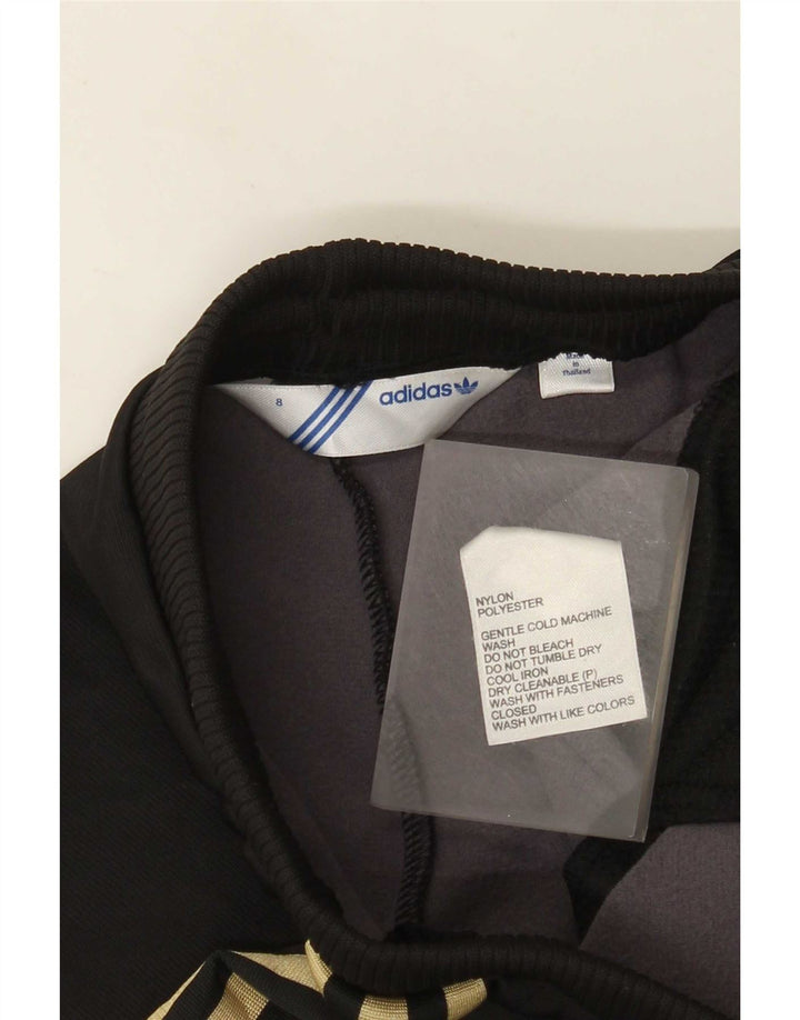 Adidas Træningsdragtsbukser til kvinder UK 8 Small Black Nylon