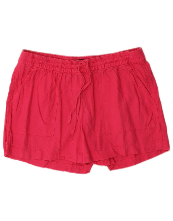 J. CREW Womens Casual Shorts Små W26 Pink Linen