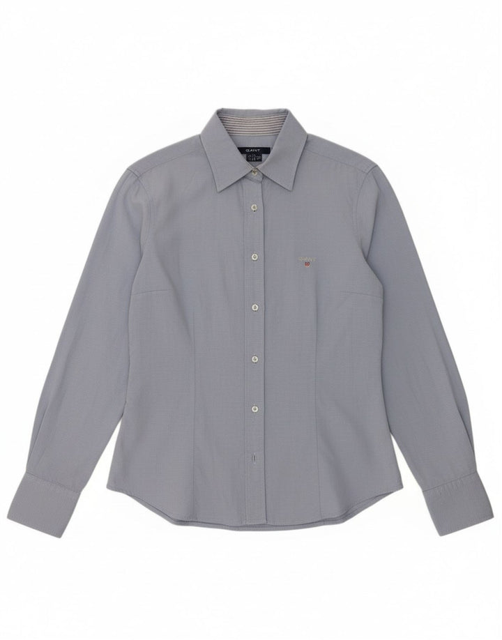 Gant Dameskjorte UK 12 Medium Blue Cotton