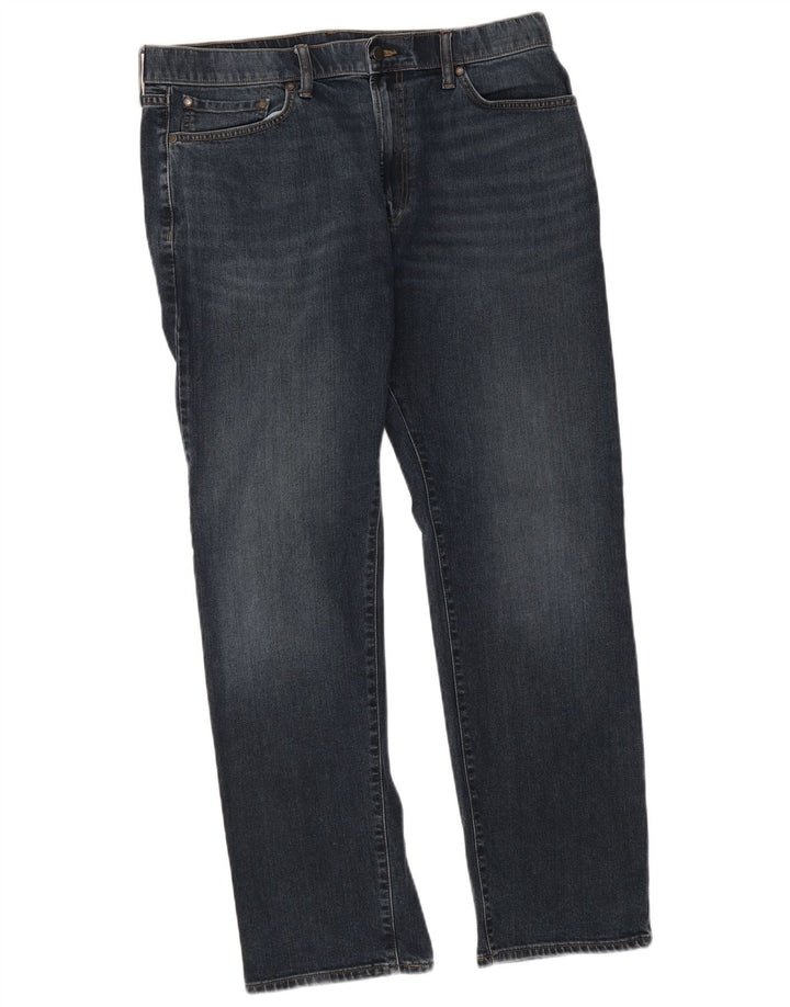 Marks & Spencer Herre Regular Straight Jeans W36 L31 Blue Cotton