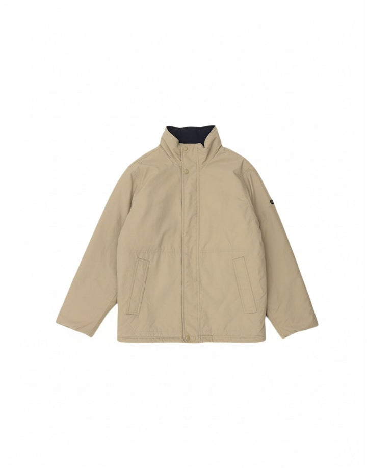 CHAMPION Mens Hooded Windbreaker Jacket UK 36 Small Grey Polyamide Vintage Champion and Second-Hand Champion from Messina Hembry 