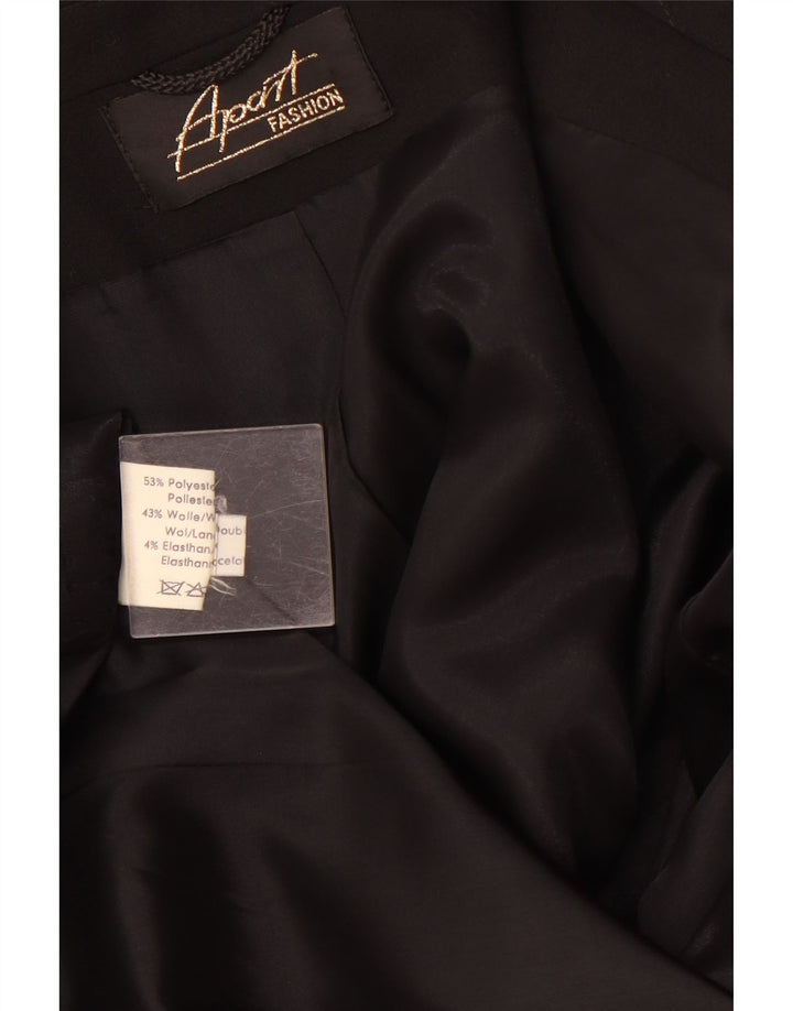 Apart Dame Longline Blazer Jacket UK 14 Medium Sort Polyester