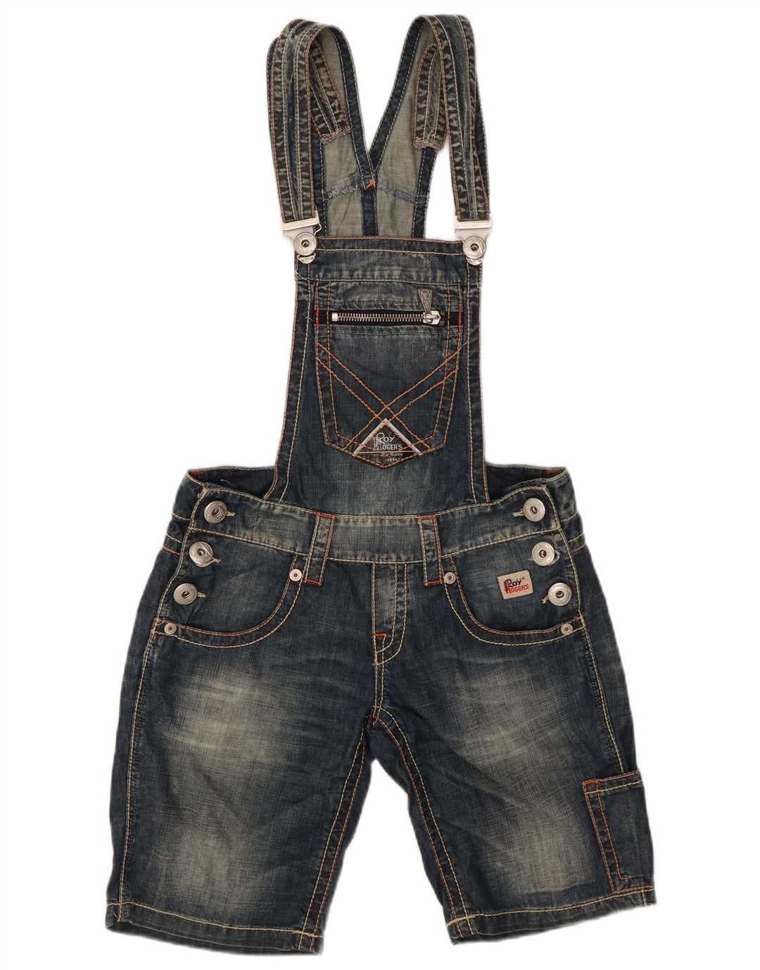 ROY ROGERS Damebukser denimshorts IT 41 Small W27 Blå Bomuld