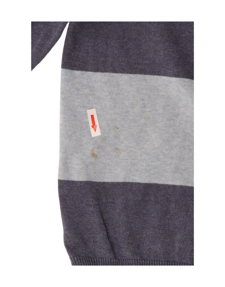 Marks & Spencer Herre Blue Harbor Rugby Polo Shirt Medium Blå Stribet