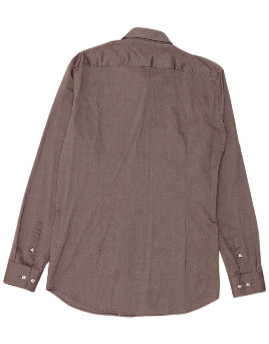 Hugo Boss Herre Extra Slim Fit Skjorte Størrelse 40 15 1/2 Medium Grå Bomuld