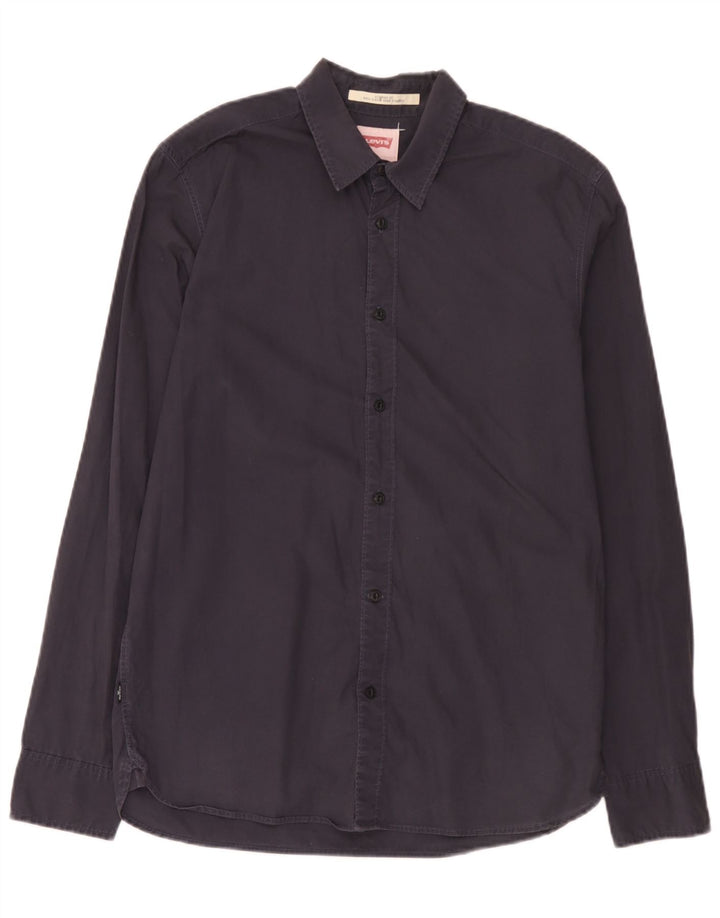 Levi's Herre Standard Fit skjorte Medium Navy Blue