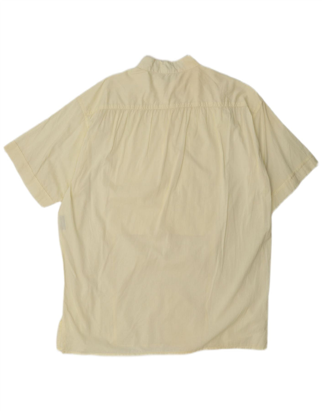 Umberto Ginocchietti Herre Kortærmet Pullover Shirt IT 52 Stor Gul